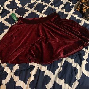 Velvet Skater Skirt sz1x